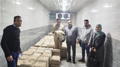  تموين المنوفية تضبط 70 ألف بيضة فاسدة غير صالحة للاستهلاك