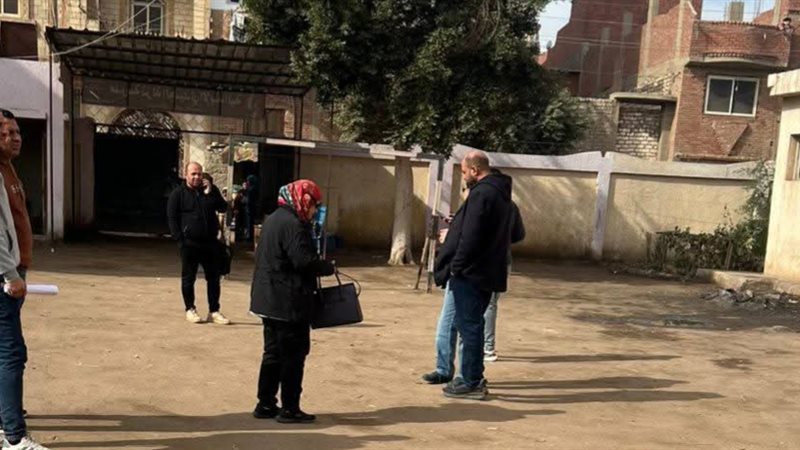 جانب من زيارة مدرسة