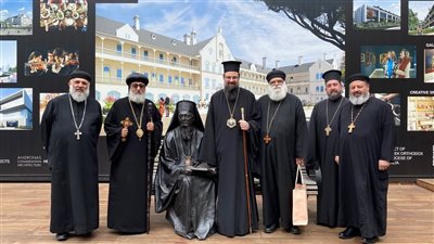 الكنيسة القبطية الأرثوذكسية تهنئ الأبرشية اليونانية  لخورا بعيد الميلاد