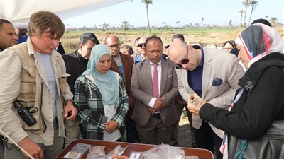 بنى سويف توفير التيسيرات لتسهيل عمل البعثة المصرية الروسية بمعبد بطليموس