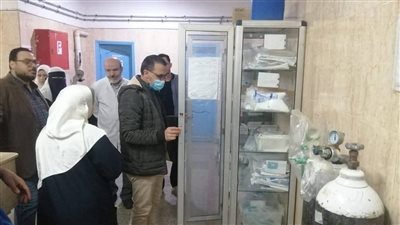 صحة منوف تتفقد مستشفي زاوية الناعورة لمتابعة سير العمل