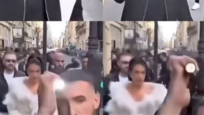 حراس جورجينا رودريجيز يستخدمون مصابيح يدوية لإفساد صور المصورين