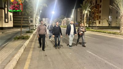رئيس جهاز حدائق العاصمة يتفقد الحالة العامة بعدد من المناطق والشوارع 
