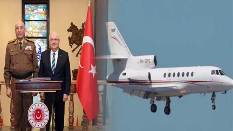 حادث طائرة رئيس أركان