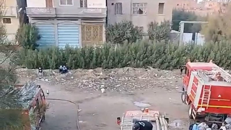 حريق منزل بالبحيرة