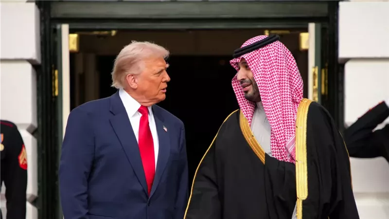 محمد بن سلمان وترامب
