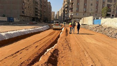 محافظ الجيزة يتابع أعمال تطوير شارع الإخلاص بحي الطالبية