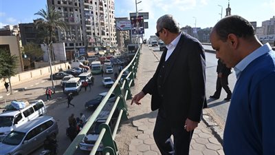 محافظ الغربية يتفقد كوبري المعرض ويوجه بحلول عاجلة بالتنسيق مع هيئة الطرق