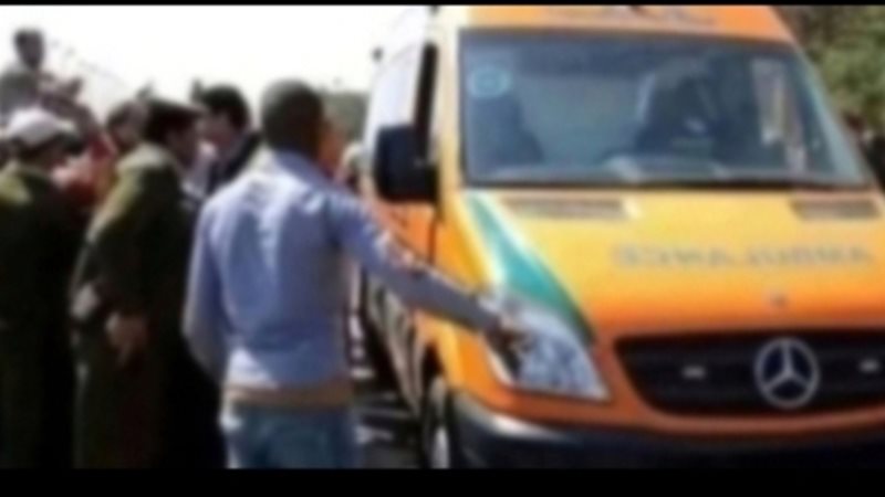 حادث انقلاب سيارة