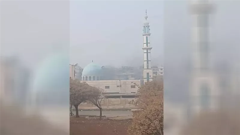 انفجار مسجد في حمص