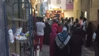 سقوط شخص من الطابق الثالث أثناء تركيب ستارة بشرفة شقته في سوق اللبن بالمحلة 