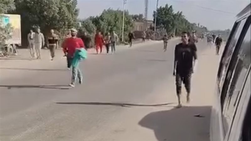 لحظة هروب النزلاء