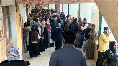 إقبال كبير على لجان الجيزة في جولة الإعادة بانتخابات النواب