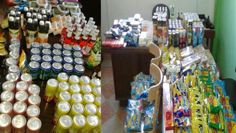 ضبط 48 ألف عبوة غذائية