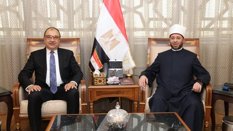 وزيرا الأوقاف و قطاع