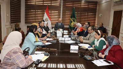 محافظ القليوبية يعقد إجتماعا لمناقشة مستجدات المخطط التفصيلي لمنطقة العكرشة