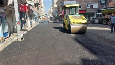 ضمن الخطة الاستثمارية للعام المالي الحالي استكمال الرصف بمنطقة الساحة بالبحيرة