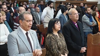 رئيس الإنجيلية يشارك كنيسة مصر الجديدة برأس السنة الميلادية 
