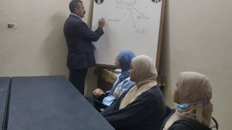 جانب من اللقاء التوعوى