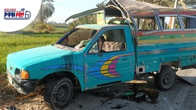 9 إصابات حرجة في حادث انقلاب سيارة أجرة بكوبري الدير بإسنا