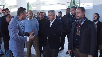 محافظ الإسكندرية يتفقد التوسعات الصناعية لشركة الأهرام للألومنيوم 