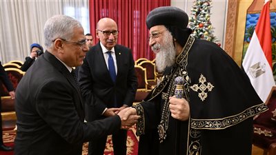 البابا تواضروس الثاني يستقبل رئيس وأعضاء مجلس القضاء الأعلى والنائب العام 