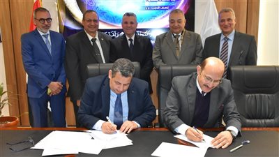 رئيس جامعة مدينة السادات يوقع مشروع بحثي دولي لتحسين إدارة الموارد المائية