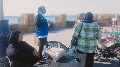 صحة السويس تحتفل بعيد الميلاد بتقديم الخدمات الطبية والتوعوية بالكورنيش الجديد