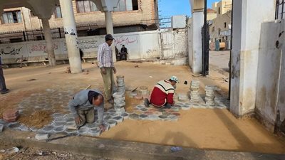 تنفيذ أعمال تطوير مقابر المسلمين بإدكو ضمن الخطة الاستثمارية للعام المالي 2025