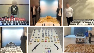الأمن يضرب البؤر الإجرامية فى الشرقية ويضبط طن مخدرات بقيمة 83 مليون جنيه