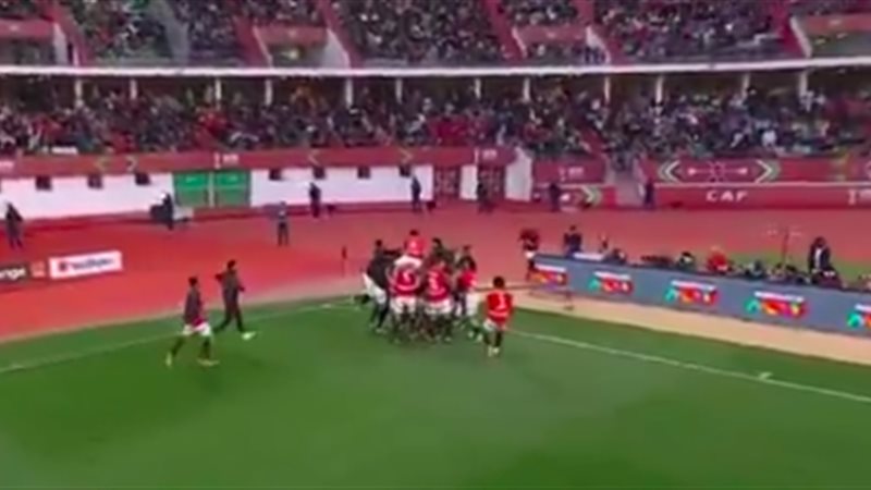 هدف مصر أمام بنين