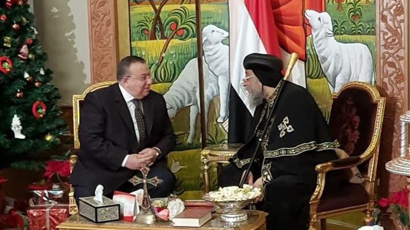 البابا تواضرس ونقيب