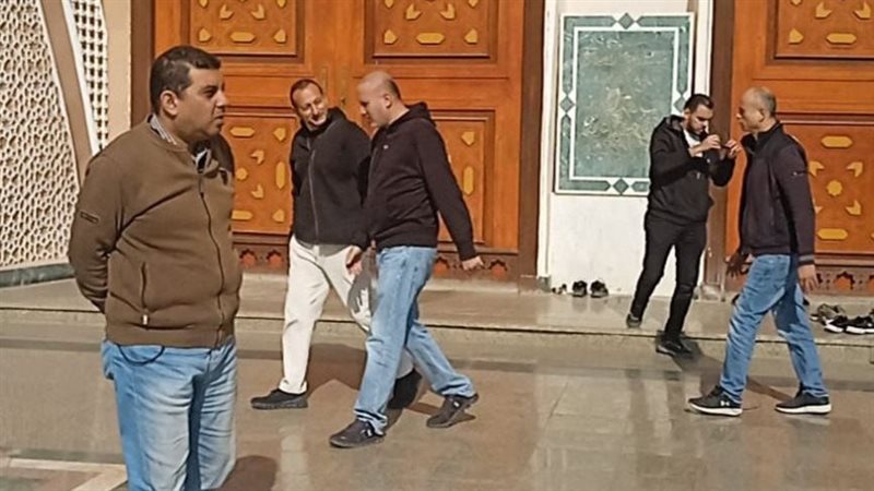 خالد دياب في جنازة