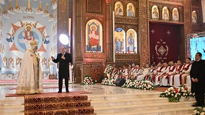  البابا تواضروس الثاني يترأس قداس عيد الميلاد المجيد