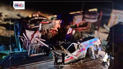 نائب محافظة المنيا ينتقل لموقع حادث الصحراوي الشرقي بعد مصرع وإصابة 21 شخصًا