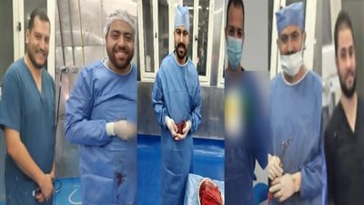 نجاح فريق طبي في إنقاذ شاب بعد حادث طريق خطير بدمياط