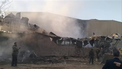 السيطرة على حريق مخزن بلاستيك على مساحة 600 متر بمنطقة شبرامنت 