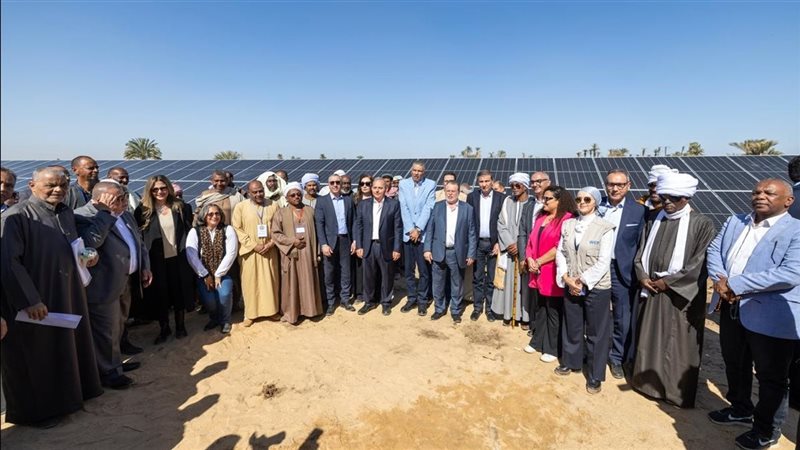 جانب من زيارة المشروع