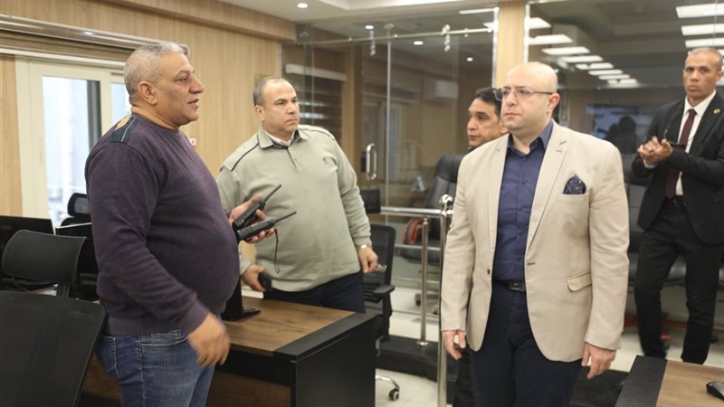 محافظ بنى سويف خلال