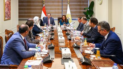 وزيرة التنمية المحلية تجتمع مع رئيس الجهاز المركزي للتنظيم والإدارة 