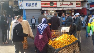 رفع 585 حالة إشغال طريق خلال حملة موسعة بمدينة كوم حمادة