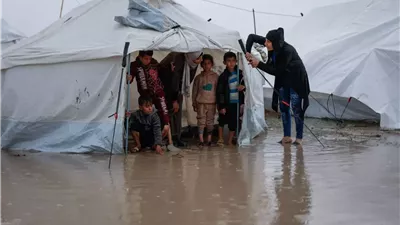 6 شهداء بينهم طفلان بسبب المنخفض الجوي الذي يضرب القطاع منذ فجر اليوم|فيديو