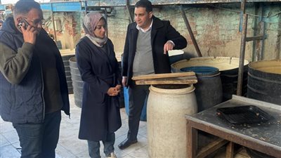 ضبط 24 طن مخللات غير صالحة و600 كجم بدون بيانات خلال حملة بالقليوبية