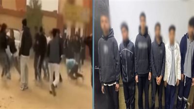 خلافات على لعب الكرة.. الأمن يكشف تفاصيل مشاجرة طلبة أمام مدرسة بمدينة أكتوبر