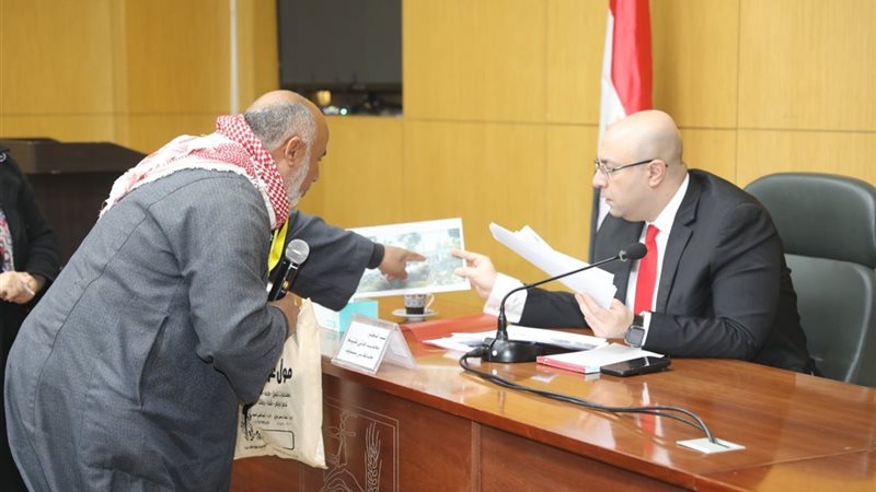 محافظ بنى سويف خلال