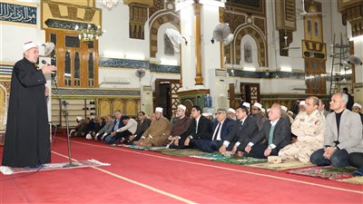 محافظ الدقهلية يشهد الاحتفال بذكرى الإسراء والمعراج بمسجد النصر بالمنصورة