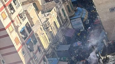 السيطرة على حريق محل أسماك في الإسكندرية وإصابة شخص