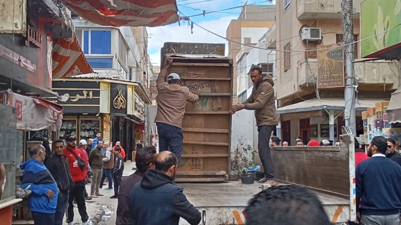 رفع الإشغالات والتعديات