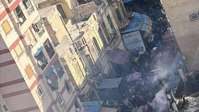 حريق محل السمك 