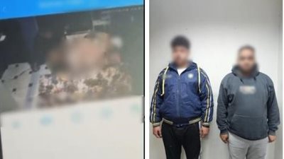 تاجر وعامل .. الأمن يكشف تفاصيل فيديو اعمال الفجور داخل محل بالفيوم 